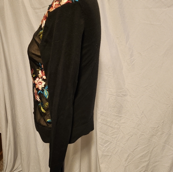 A.new.day, embroidered cardigan, sz s - Picture 8 of 8